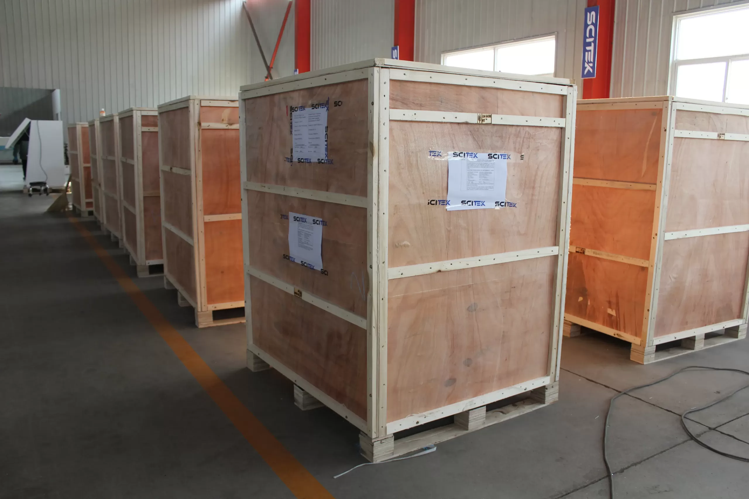 Laminar Flow Cabinet's packing